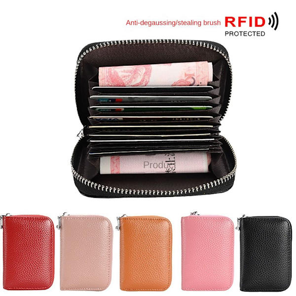RFID-korttikotelo RFID-lompakko MUSTA BLACK