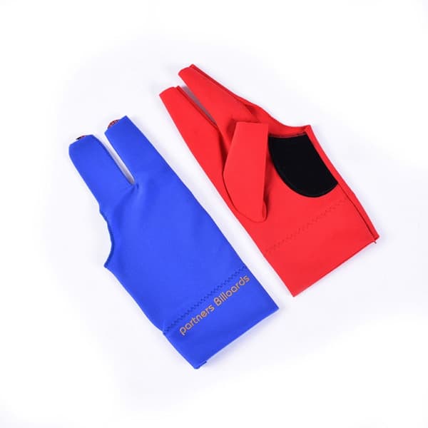 3 Stk Billardhandske Three Finger Handske SORT SORT black