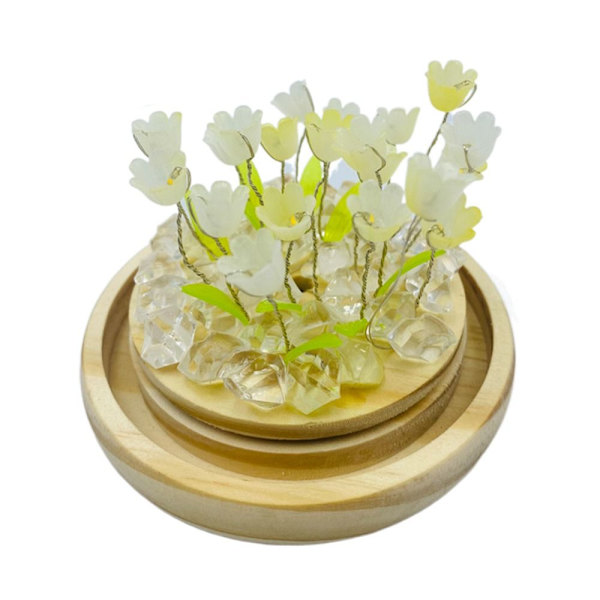 Tulip Natlampe Blomsterlampe GUL yellow