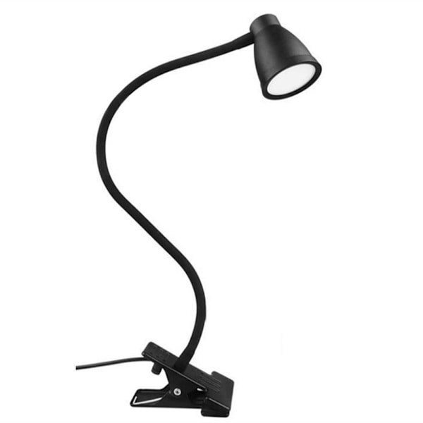 LED USB Clip Skrivebordslampe SORT black