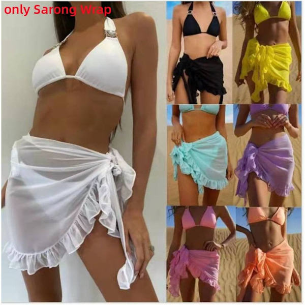 Badkläder Wrap Beachwear Wrap GUL yellow