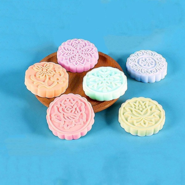 2 Stk Bageform Mooncake Stempler STYLE-2 STYLE-2 Style-2