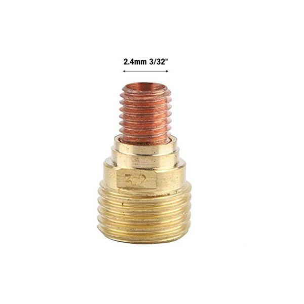 5 stk Flow Guide med Mesh Gas Lens Collet Body Argon Arc