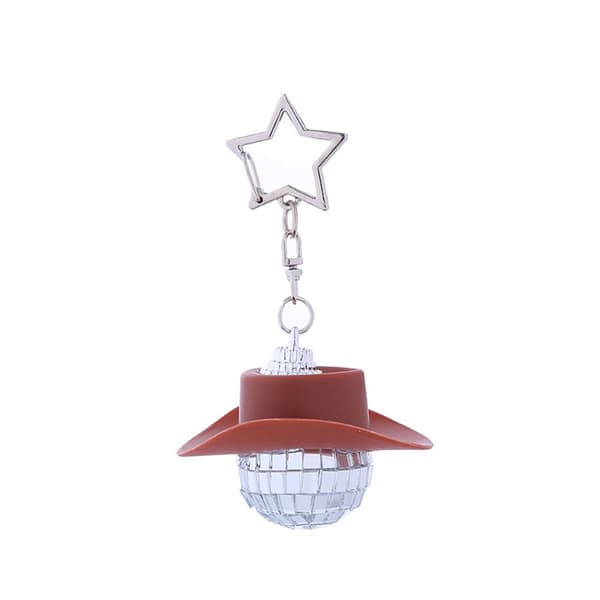 Disco Mirror Avaimenperä Cowboy Avaimenperä MUSTA black