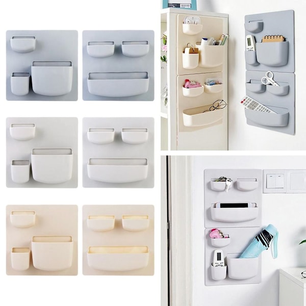 Opbevaringsstativ Diverse Opbevaringsholder LYS GRÅ A A light gray A-A