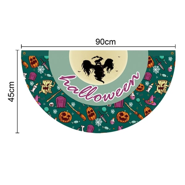 Halloween vifteformet banner Halloween Bunting Flag STIL 2 Style 2