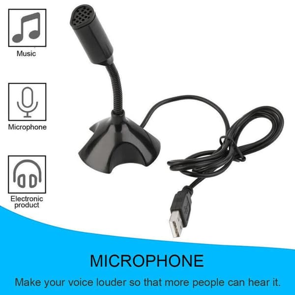 Desktop USB Mikrofon Tal VIT White