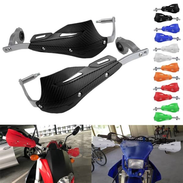 Motorcyklar Handskydd Styre RÖTT red