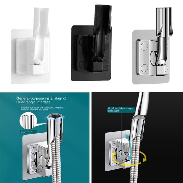 Brusehovedholder Brusehovedbeslag SORT black