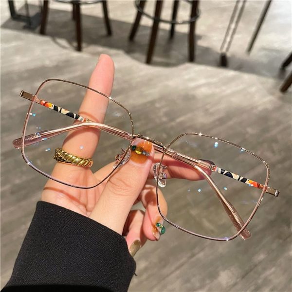 Anti-Blue Light Glasögon Överdimensionerade glasögon ROSE GULD ROSE GULD Rose gold
