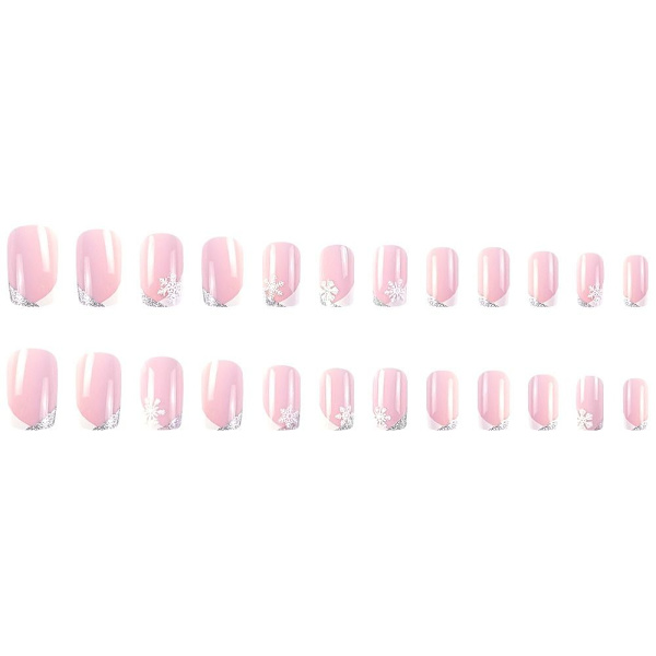 Christmas French Fake Nails False Nail 2 2 2