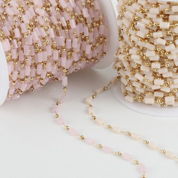 1Meter Cube Beads Chains Bead Chain HVID white