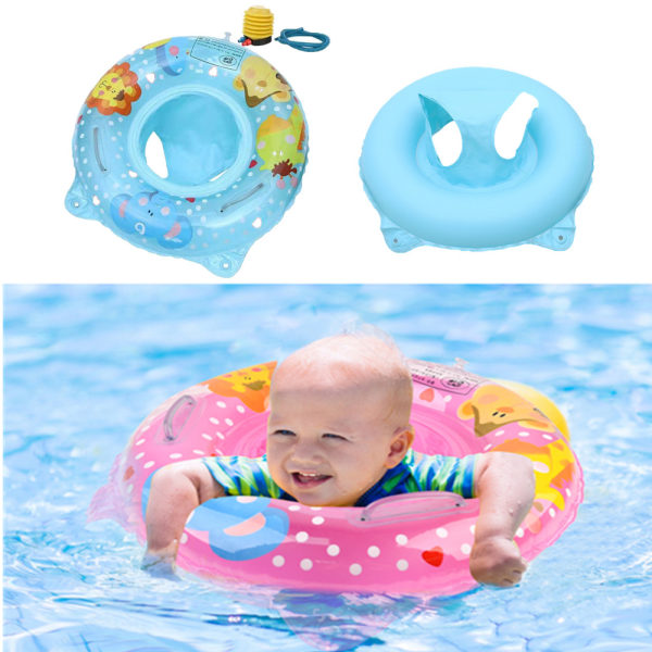 Baby Simring Ring Uppblåsbar Float Seat BLÅ blue