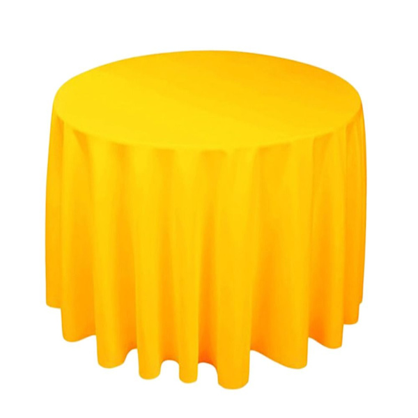 Pyöreä pöytäliinapäällinen KULTA gold