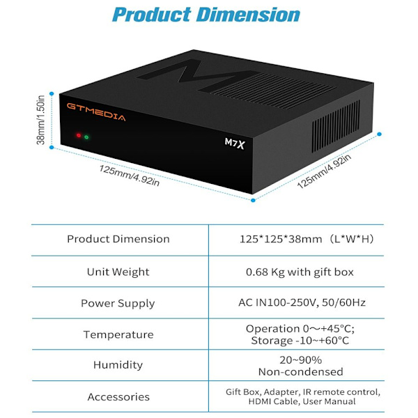 TV-mottaker DVB-S2 EU-PLUGG EU-STOPP EU Plug