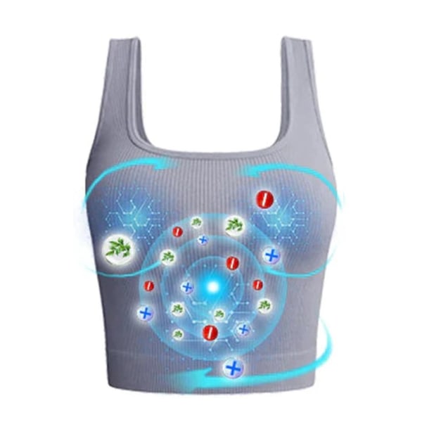 Ionic Shaping ærmeløs skjorte Ionic Shaping Vest SORT S Black S