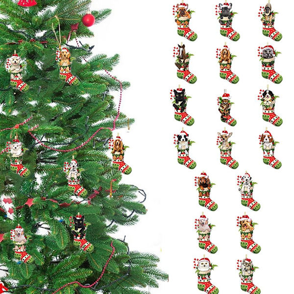 Jule Elf Doll Pendan Juletræ Ornament E E E