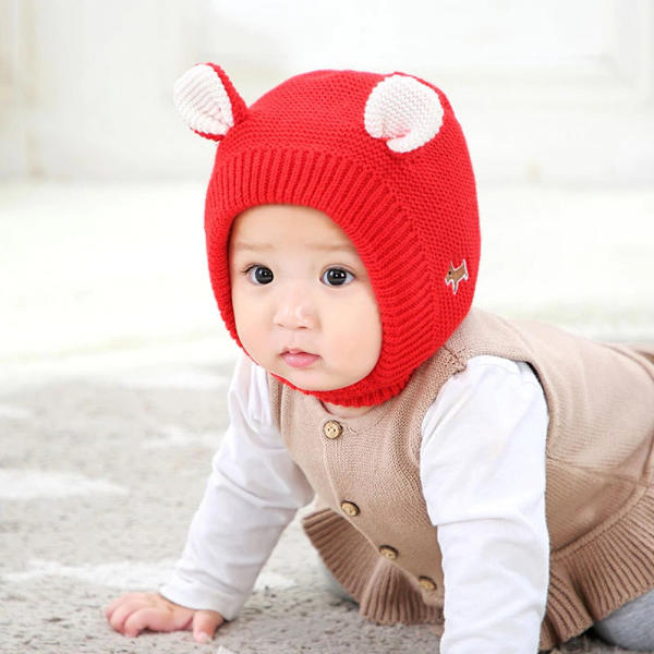 Baby Hat Pet Cap RØD red