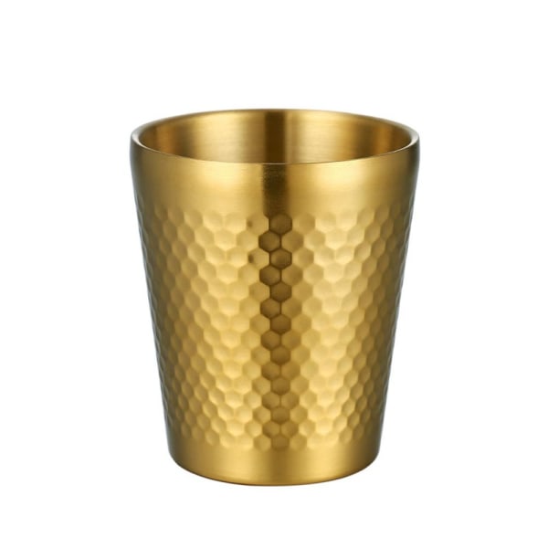 Double-Wall Beer Cups Kallvatten Drycker Cup GULD 450ML gold 450ml