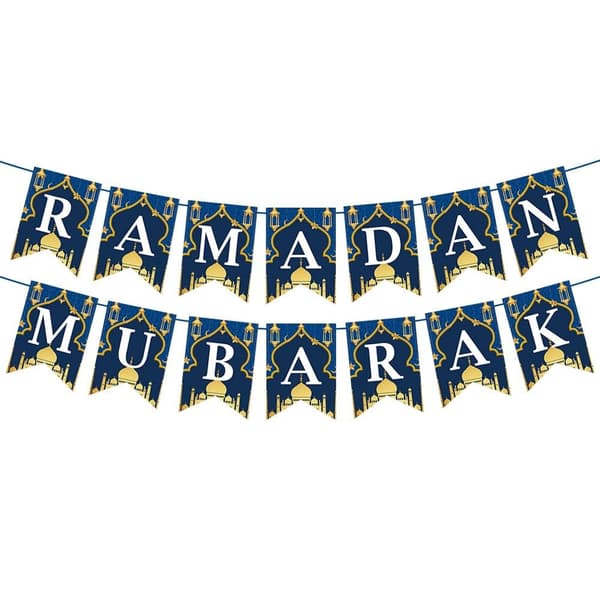 Ripustuslippu-banneri EID MUBARAK RAMADAN