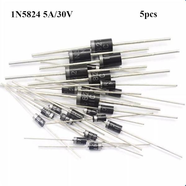 5/10/20/50 STK likeretterdiodedeler elektrisk aksial 1N5824 1N5824 5A/30V