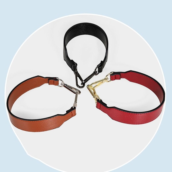 Læder håndtaske strop Firkantet clutch taske håndtag APRIKOS Apricot