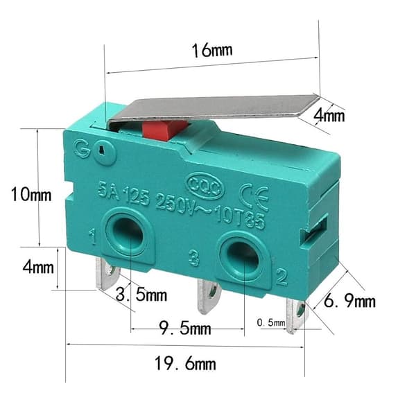 4ST KW4-3Z-3 Micro Limit Switch SPDT NO NC