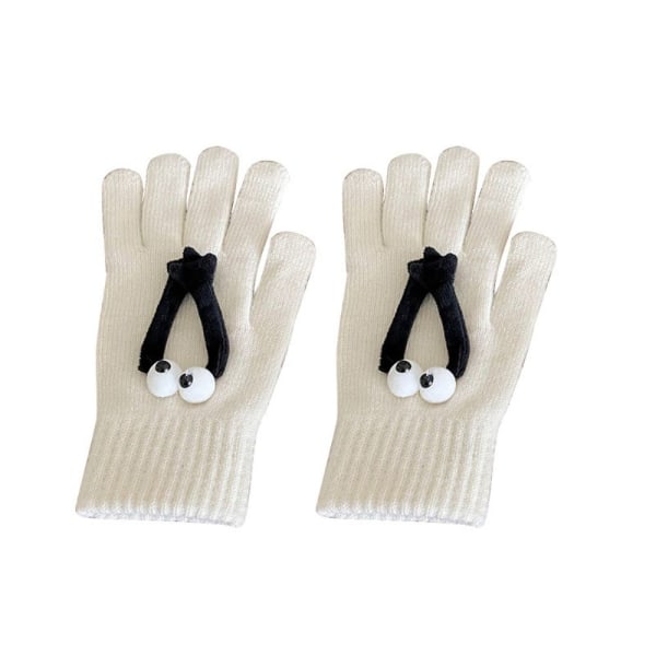 Hand i Hand handskar Sticka handskar SVART black