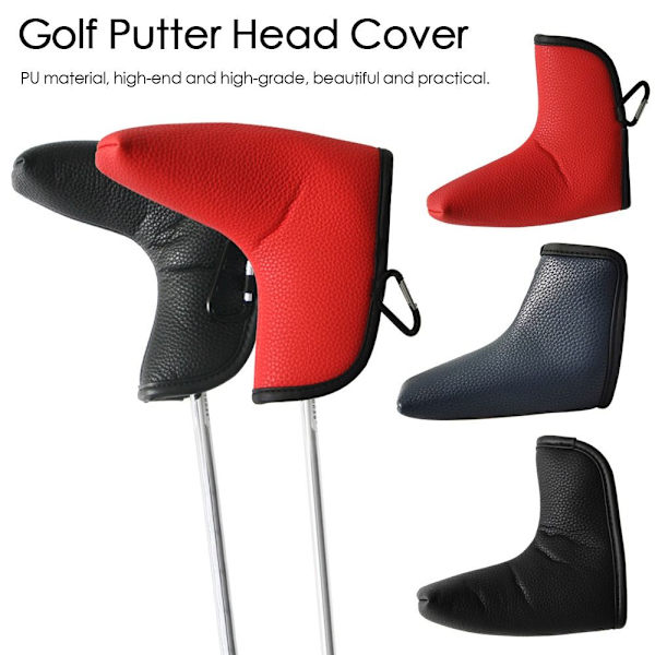 Golf Putter Head Cover Golf Club Cover SORT Black
