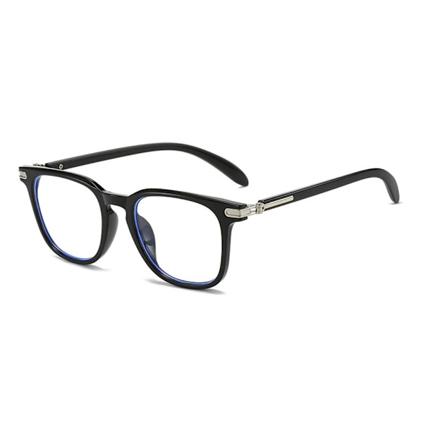 Anti-Blue Light Glasses Neliömäiset silmälasit MUSTA Black