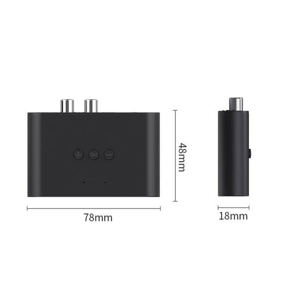 NFC Bluetooth Music Receiver Audio Receiver 3.5 AUX Bluetooth Black