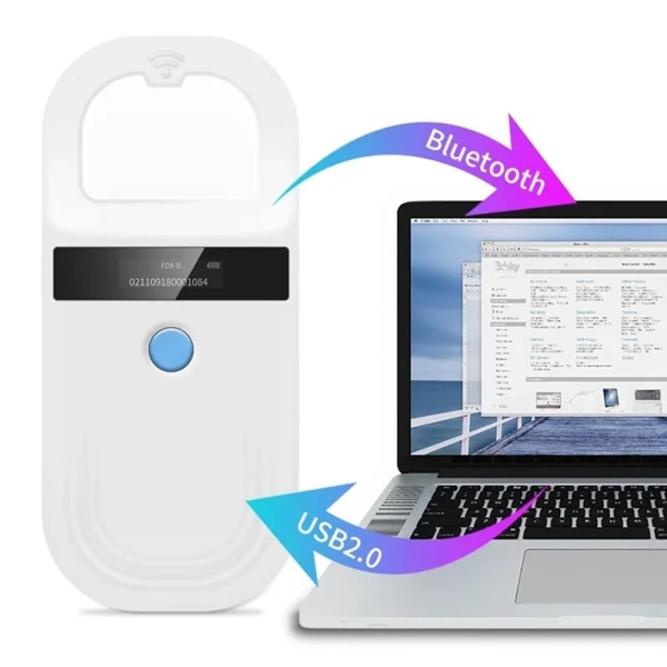 Animal RFID Reader Pet ID Reader BLUETOOTH VERSION BLUETOOTH Bluetooth Version