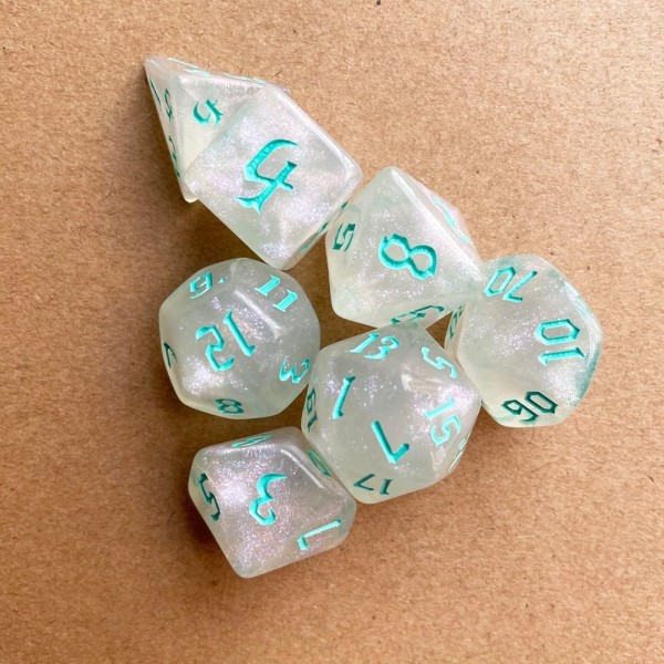 7 kpl / set DND Dice Polyhedral Dice 05 05 05