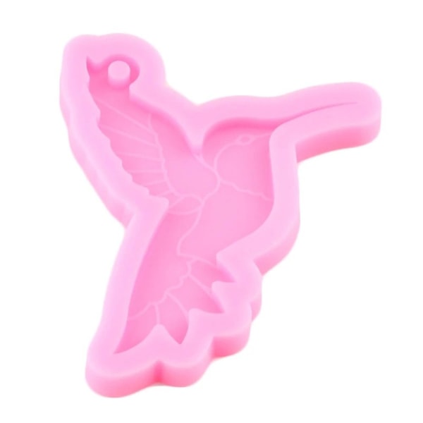 2 STK Resin Hummingbird Mold Nøglering Form Silikone Form