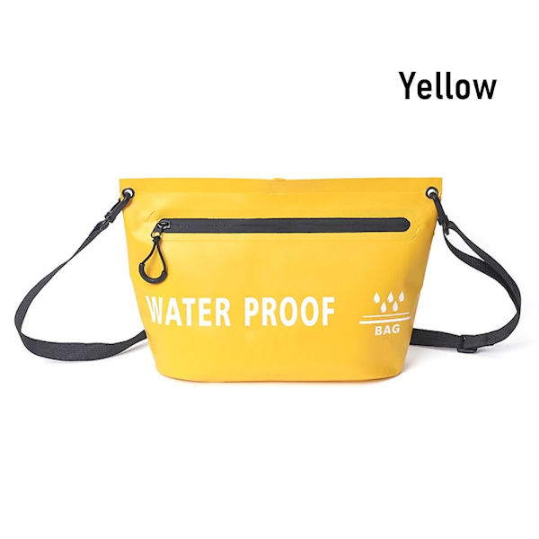 1 Stk Dry Bag Rejselynlås Håndtaske GUL GUL yellow