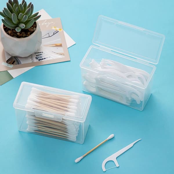 2 ST Photo Storage Box Card Förvaringsbox Card Container 2Pcs