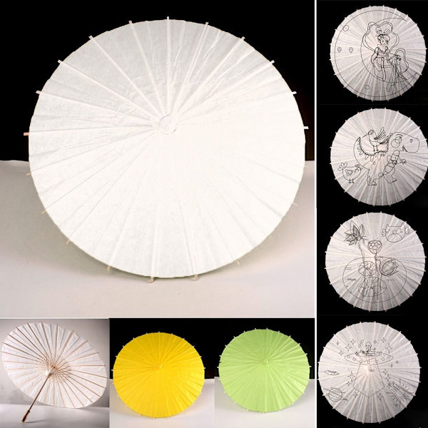 5kpl Paperinen sateenvarjo koristeellinen sateenvarjo 30cm 30cm 30CM