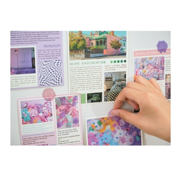 36/54 STK Vokssegl Stempel Stempelklistermærker H(54PCS) H(54PCS) H(54PCS)