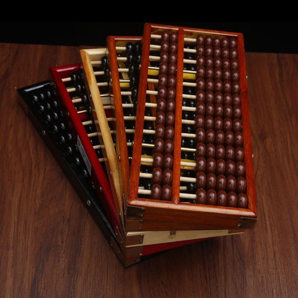 Puinen Abacus-laskentahelmi 3 3 3