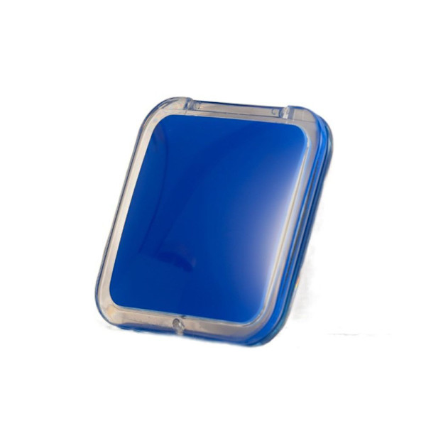 Fyrkantig sminkspegel Bärbar BLÅ Blue