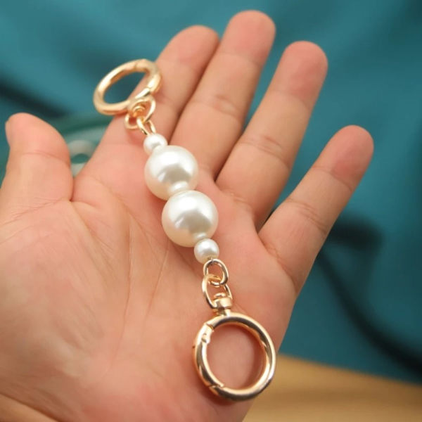 2st Pearl Extension Chain Bag Strap Extender C C C