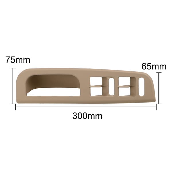Auto Bil indvendig dørpanel Vindueskontaktpanel BEIGE Beige