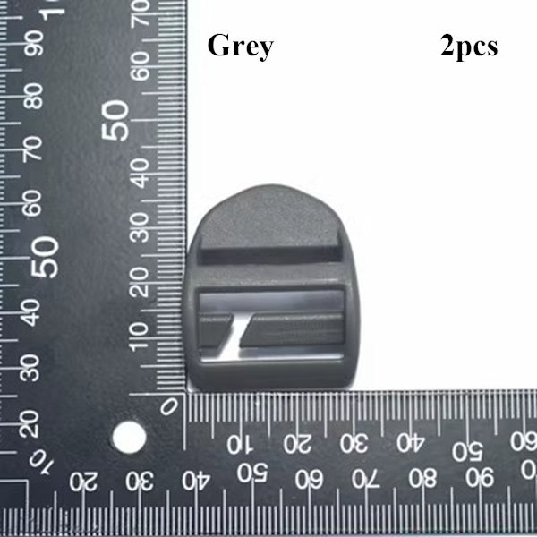 Webbing stropp Spenne Glidefeste GRÅ Grey