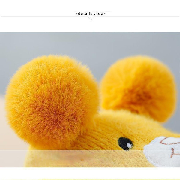 Baby neulottu hattu Pipo Cap KELTAINEN yellow