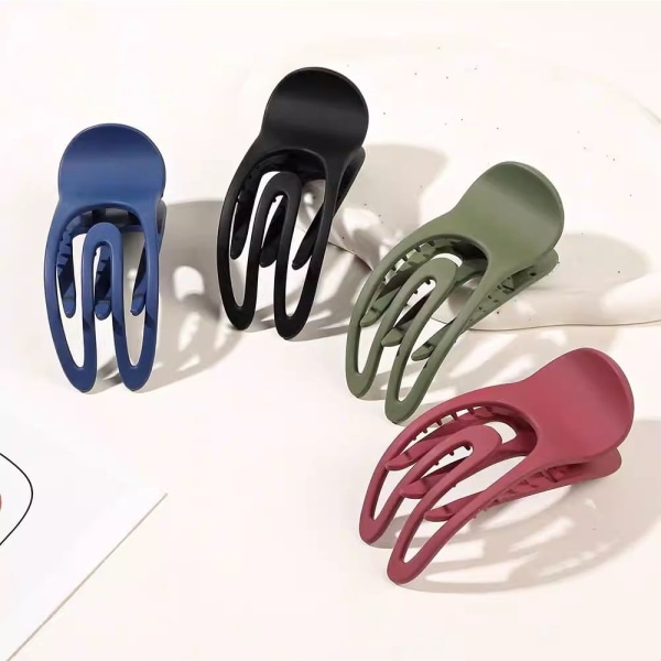 Litteät hiusklipsit Hair Claw VIHREÄ Green