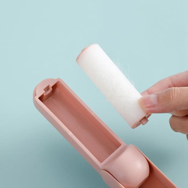 Hair Dust Remover Sticky Roller WHITE white