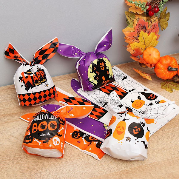 50 kpl Halloween karkkipussit leivontapakkaus C C