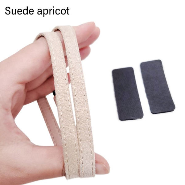 Anti-Løs Sko Bælte Fast Sko Rem RUSSKID ABRIKOS RUDSUD suede apricot