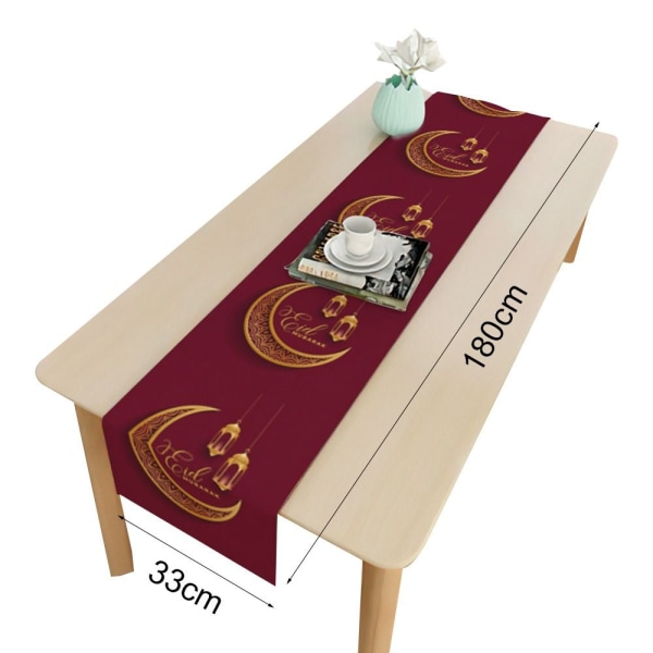 Eid Mubarak Table Runner Ramadan Decoration pöytäliina 4 4