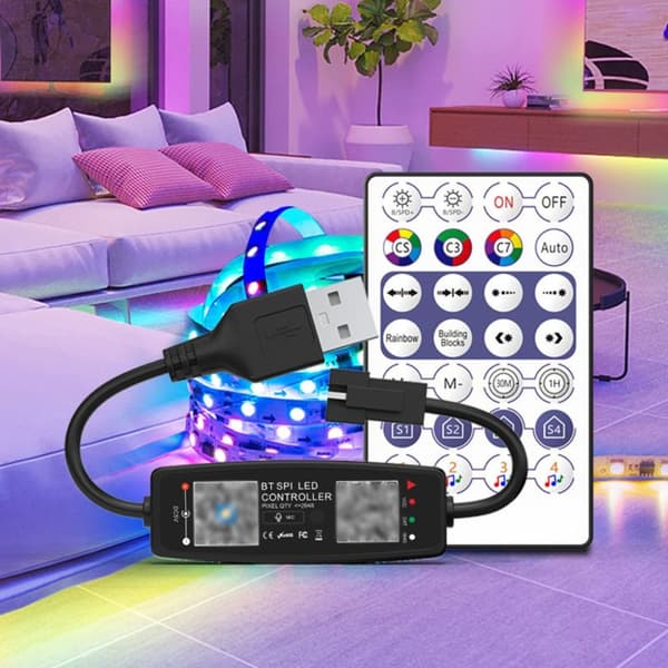Light Strip Controller Music APP Ohjaa USB :tä ILMAN KAUKO- USB USB without Remote